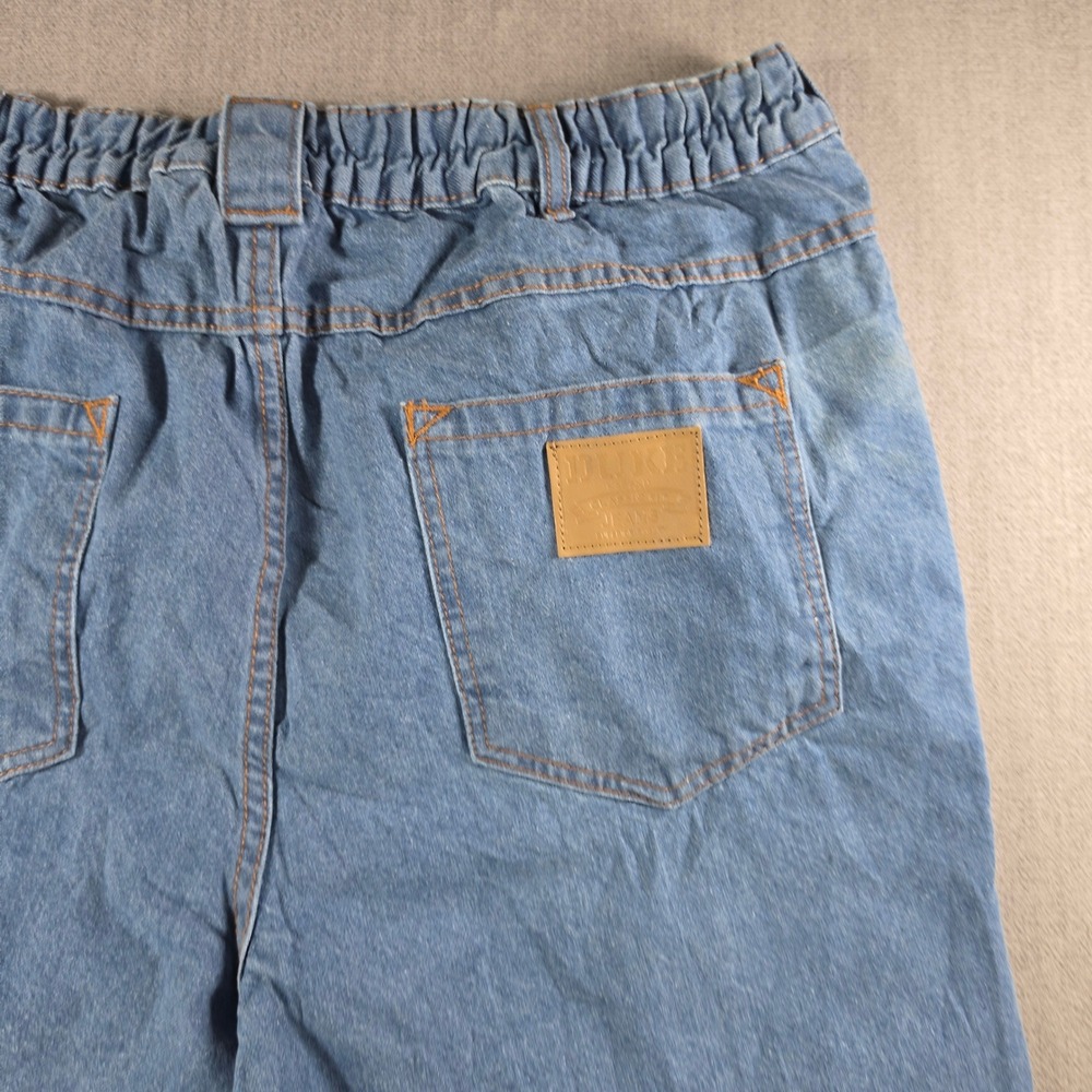 Duke Haband Relaxed Fit Jeans Men 38x30 M Blue Elastic Back Denim 100% Cotton - Picture 16 of 16